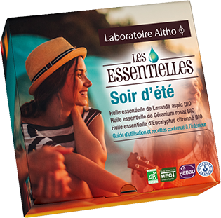 Les essentielles - Soir d'été Coffret de 3 huiles essentielles bio de 10 mL