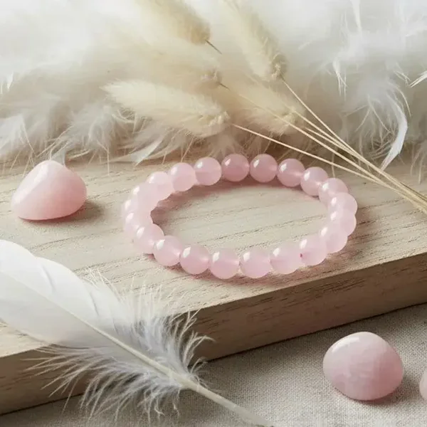 Bracelet Essentiel «Sérénité» Quartz Rose