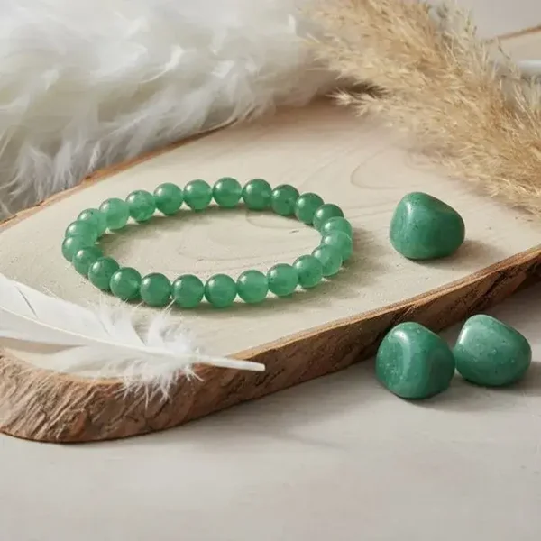 Bracelet «Quiétude» Aventurine Verte