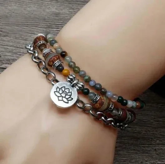 Bracelet Lotus Persévérance