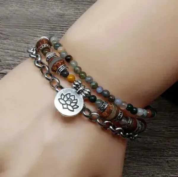 Bracelet Lotus Persévérance