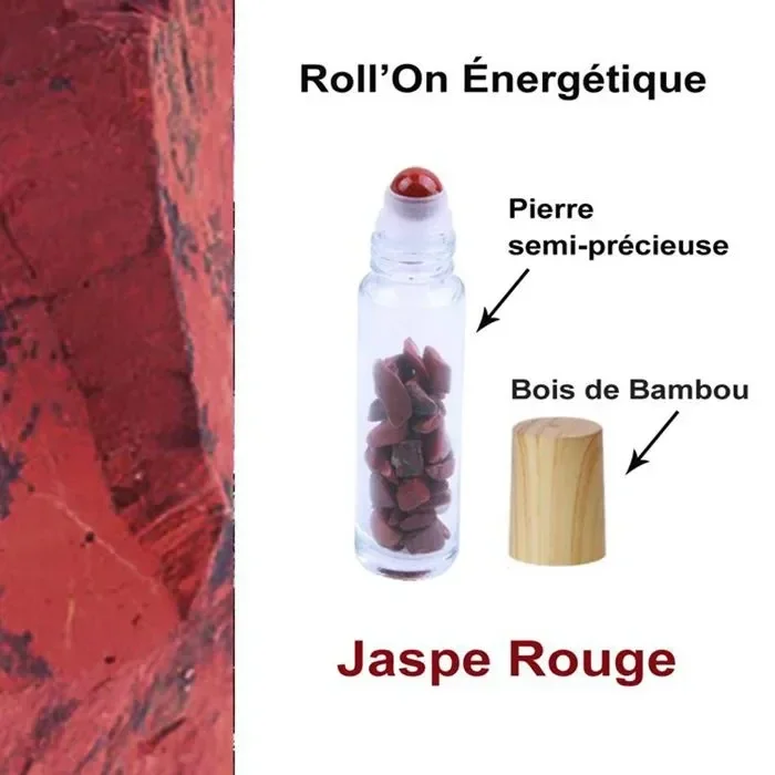 Roll’on Energétique Jaspe Rouge