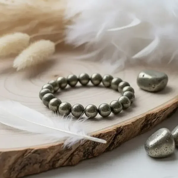 Bracelet Essentiel «Aura» Pyrite