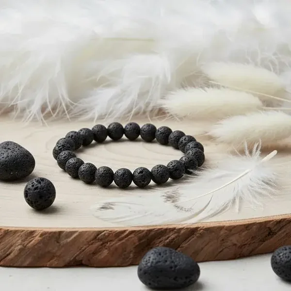 Bracelet Essentiel «Soutien» Pierre de Lave