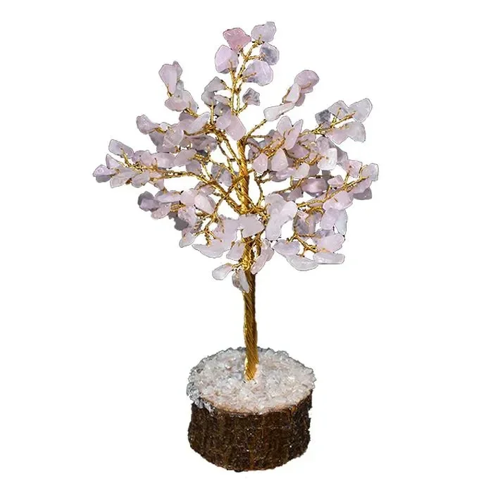 Arbre du Bonheur Quartz Rose