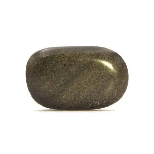 Pierre Roulée Obsidienne Dorée