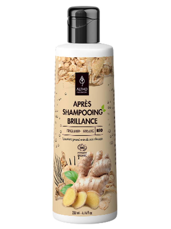 Après-shampooing brillance bio - Gingembre / Ginseng