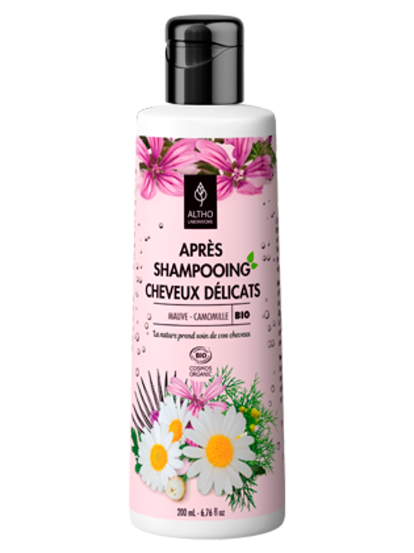 Après-shampooing cheveux délicats bio - Mauve / Camomille