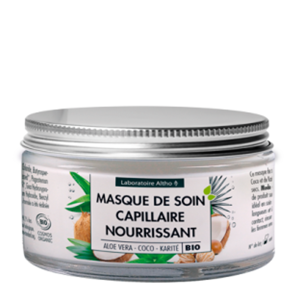 Masque de soin nourrissant bio - Aloe vera / Coco / Karité