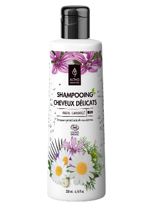 Shampooing cheveux délicats bio - Mauve / Camomille