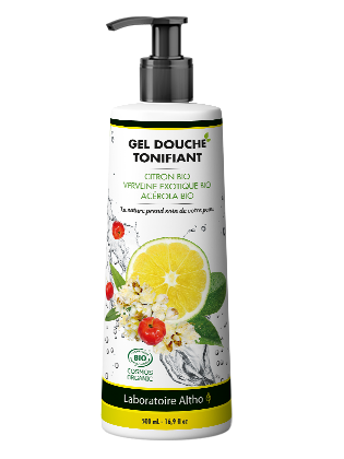 Gel douche tonifiant bio - Citron / Verveine exotique / Acérola