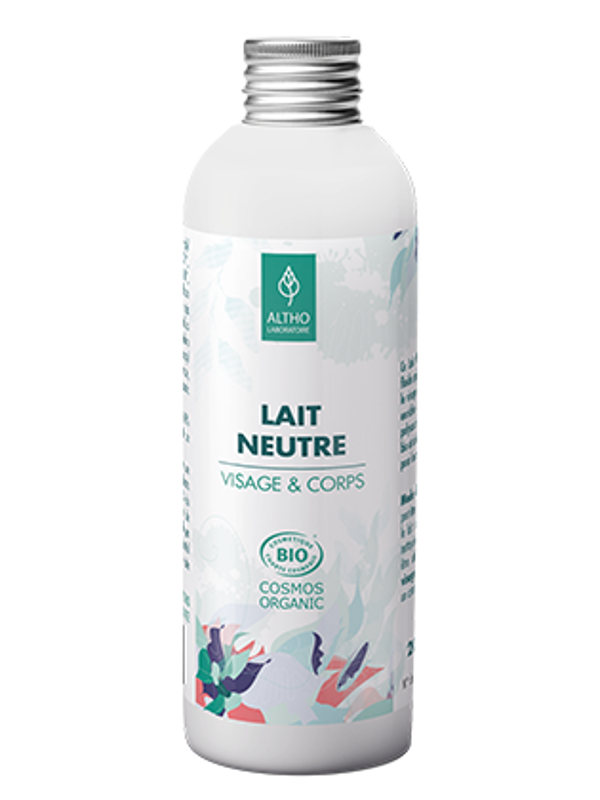Lait neutre bio - visage et corps - 200 mL