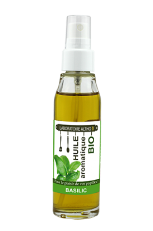 Huile culinaire bio - Basilic