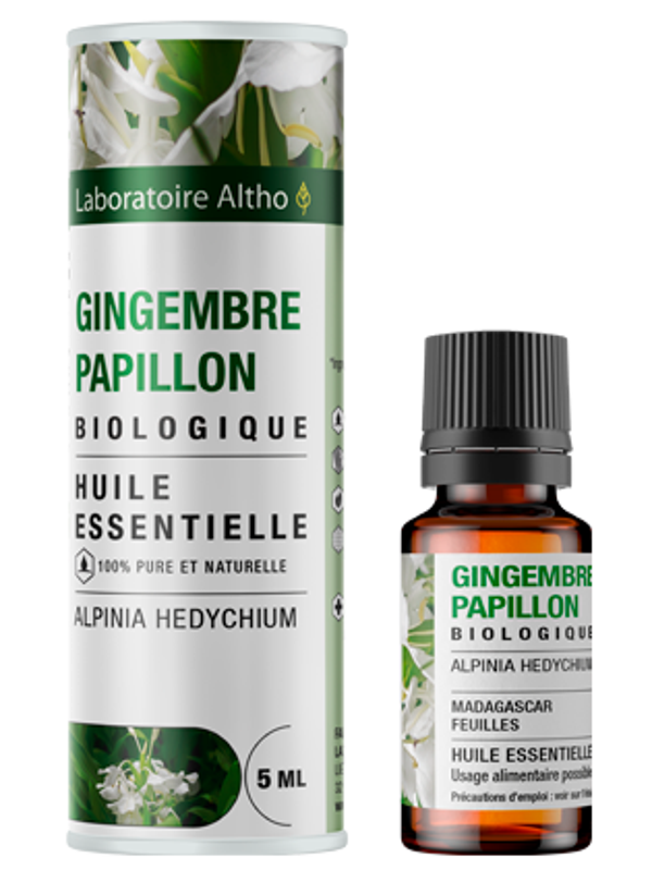 Gingembre papillon bio - 5 mL