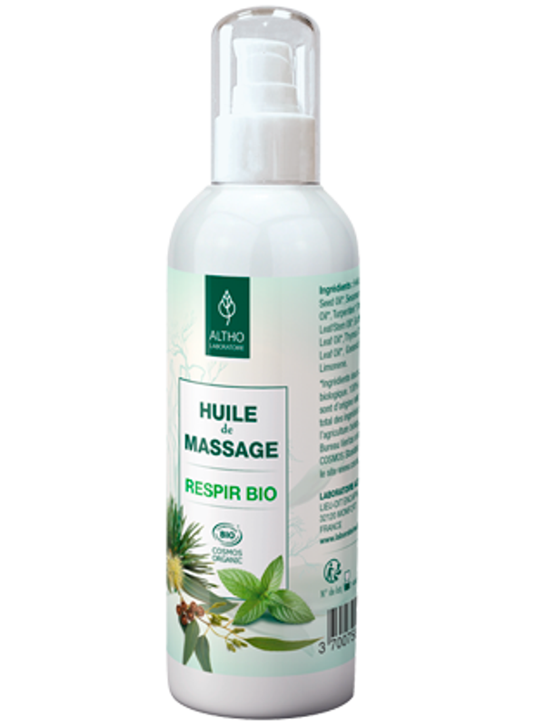 Huile de massage Respir bio