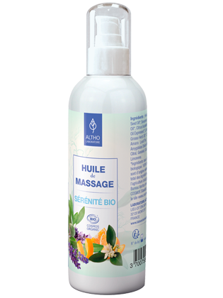 Huile de massage Sérénité bio