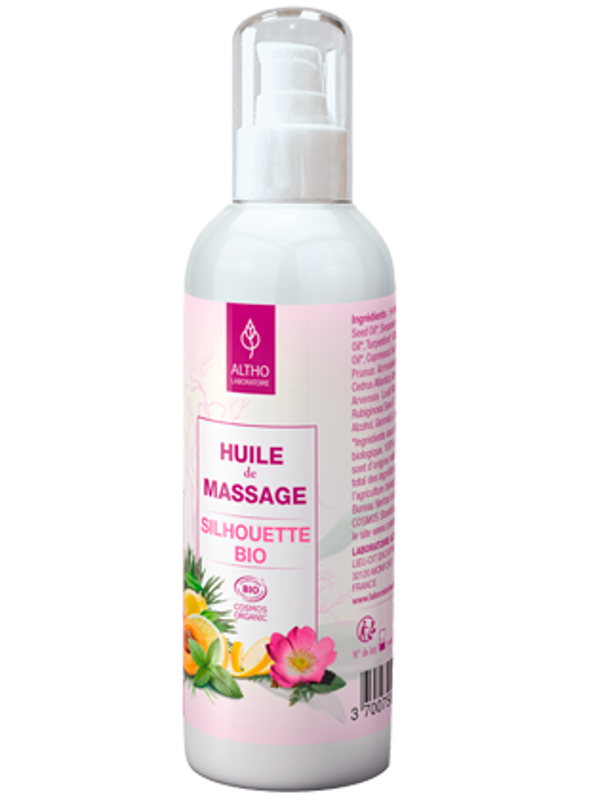Huile de massage Silhouette bio