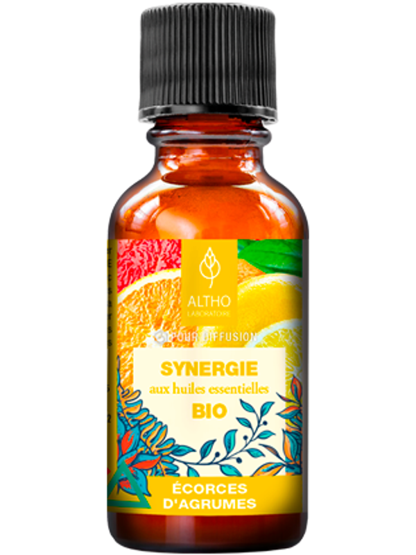Synergie écorces d’agrumes bio, 30 mL