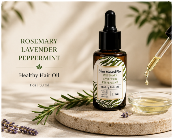 Rosemary Lavender and Peppermint Healthy Hair Oil 1oz