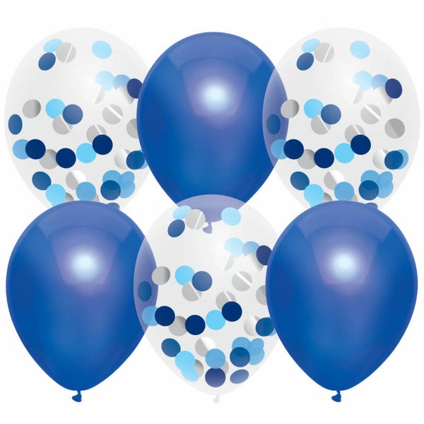 Ballon 3 om 3 blauw