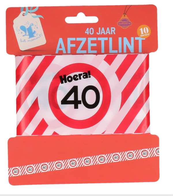Afzetlint 40 jaar