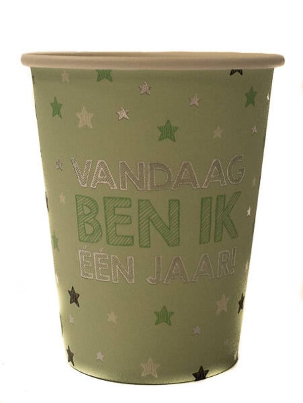 Bekertjes 1 jaar mint