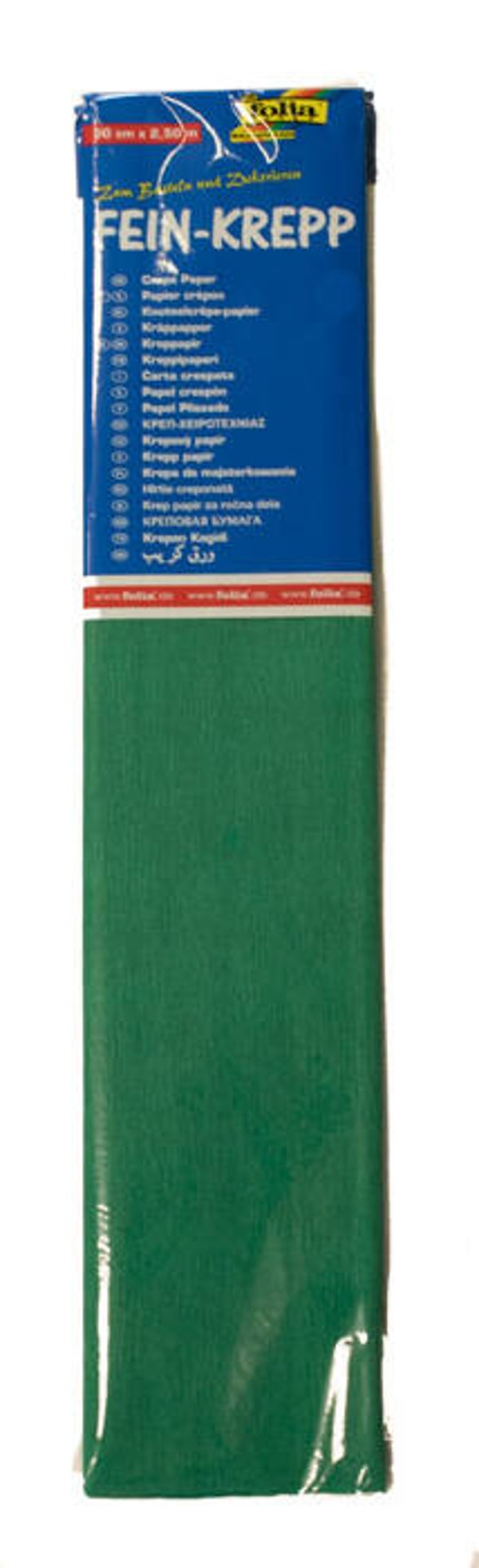 Crêpepapier donker groen