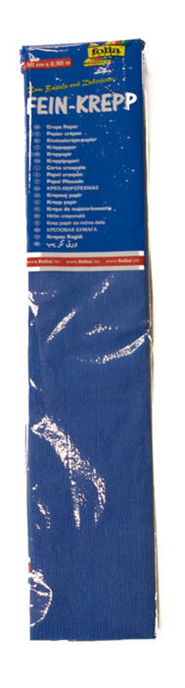 Crêpepapier kobalt blauw