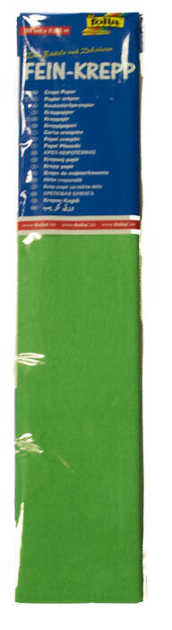 Crêpepapier licht groen