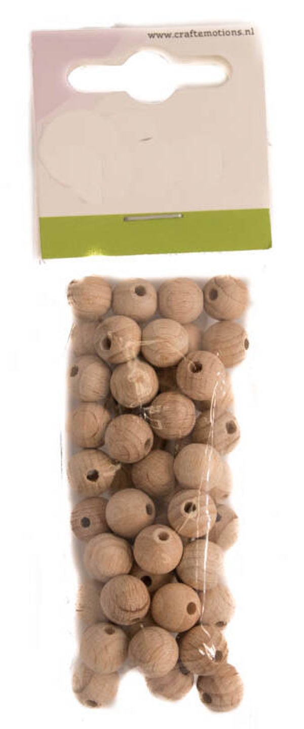 Houten kralen 10mm