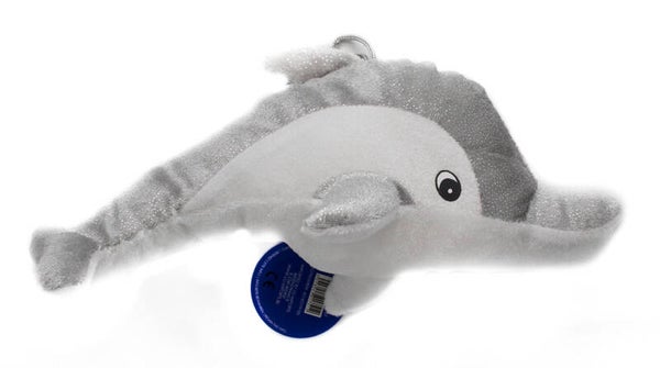 Knuffel dolfijn grijs