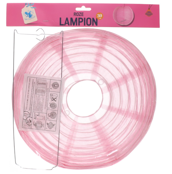 Lampion roze