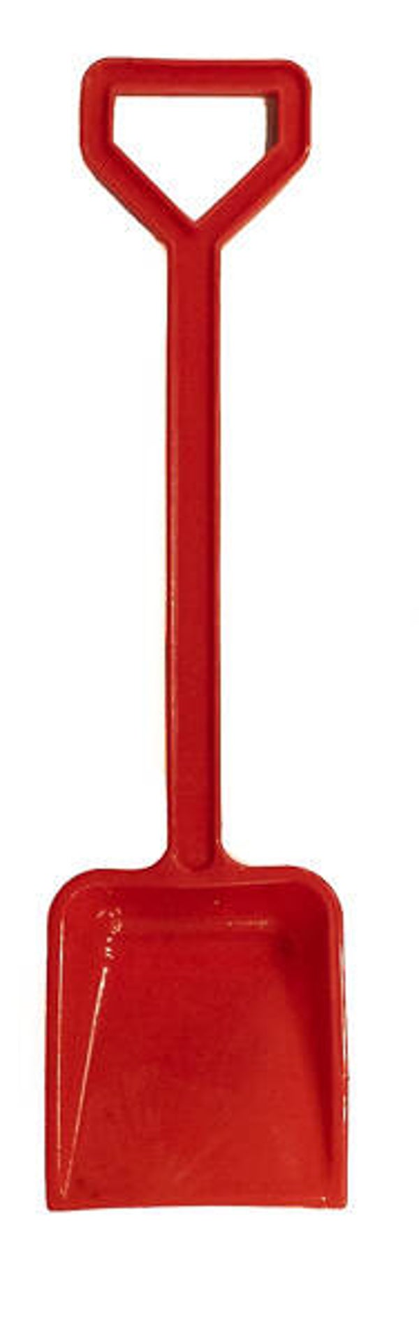 Schep plastic 45cm rood