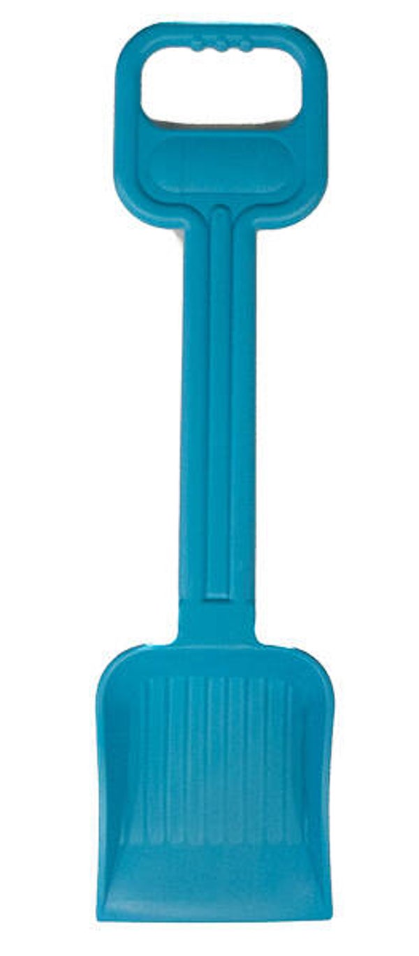 Schep hard plastic blauw