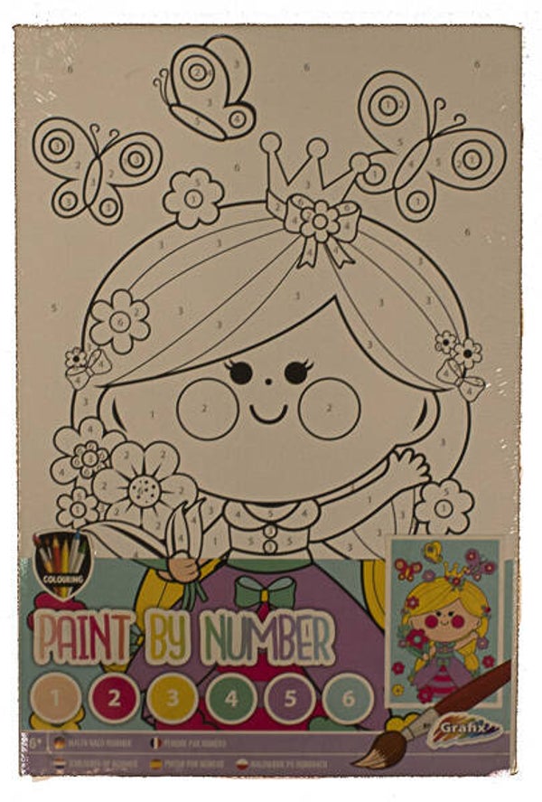 Schilderen op nummer (prinses)
