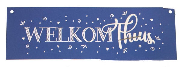 Spandoek welkom thuis