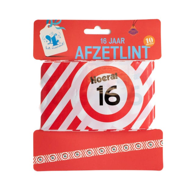 Afzetlint 16 jaar