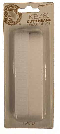 Klittenband wit