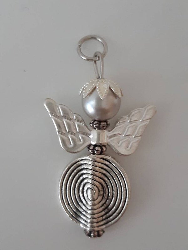 Perlenengel "silber"   PE049