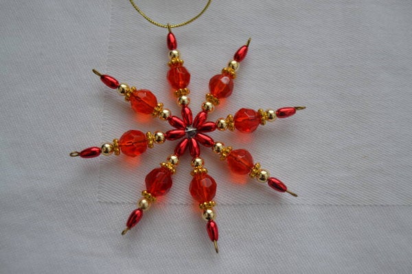 Perlenstern "rot"   cs1046