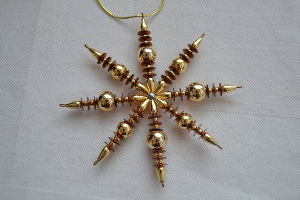 Perlenstern "braun / gold"   cs1054