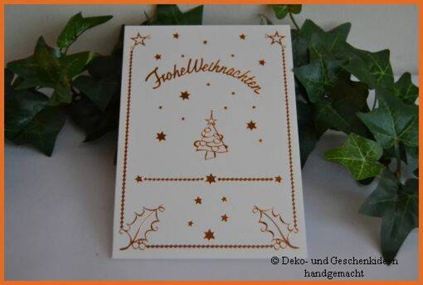 Weihnachtskarte einfach "Weihnachtsbaum"   cs1137