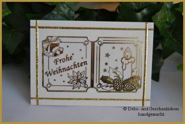Weihnachtskarte "Frohe Weihnachten"   cs1206