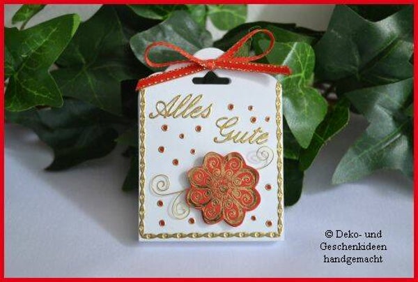 Giveaway  "Blüte rot"  cs1210