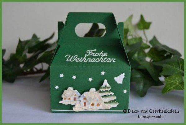 Geschenkschachtel "Winterhäuser"  cs1219