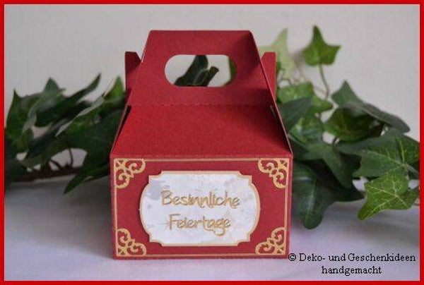Geschenkschachtel "Besinnliche Feiertage"   cs1227