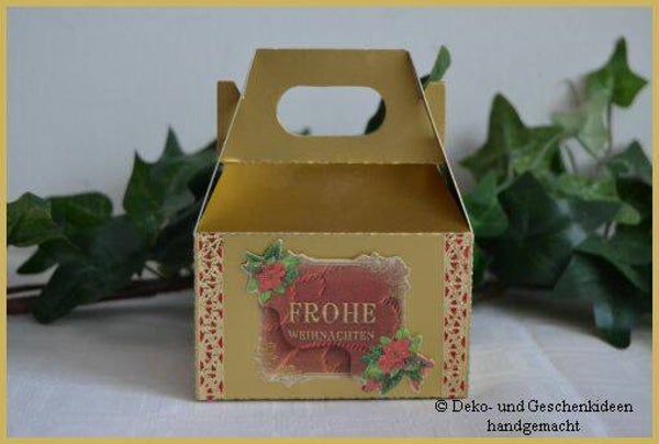 Geschenkschachtel "Frohe Weihnachten"  cs1228