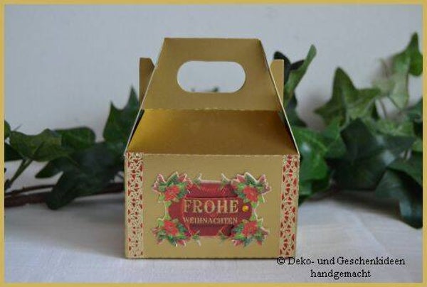 Geschenkschachtel "Frohe Weihnachten"  cs1229
