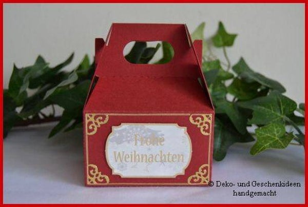 Geschenkschachtel "Frohe Weihnachten"   cs1230