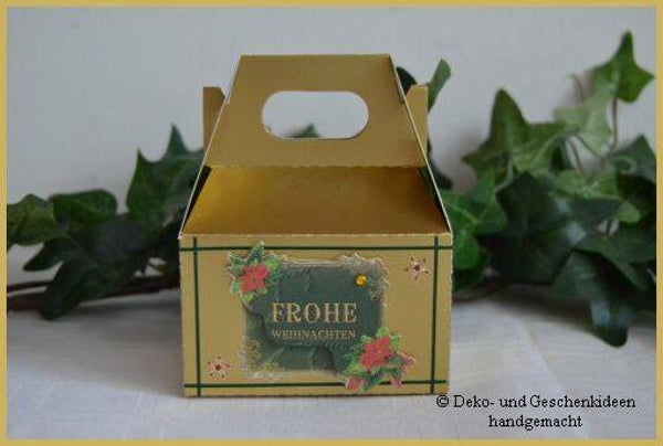 Geschenkschachtel "Frohe Weihnachten"   cs1233